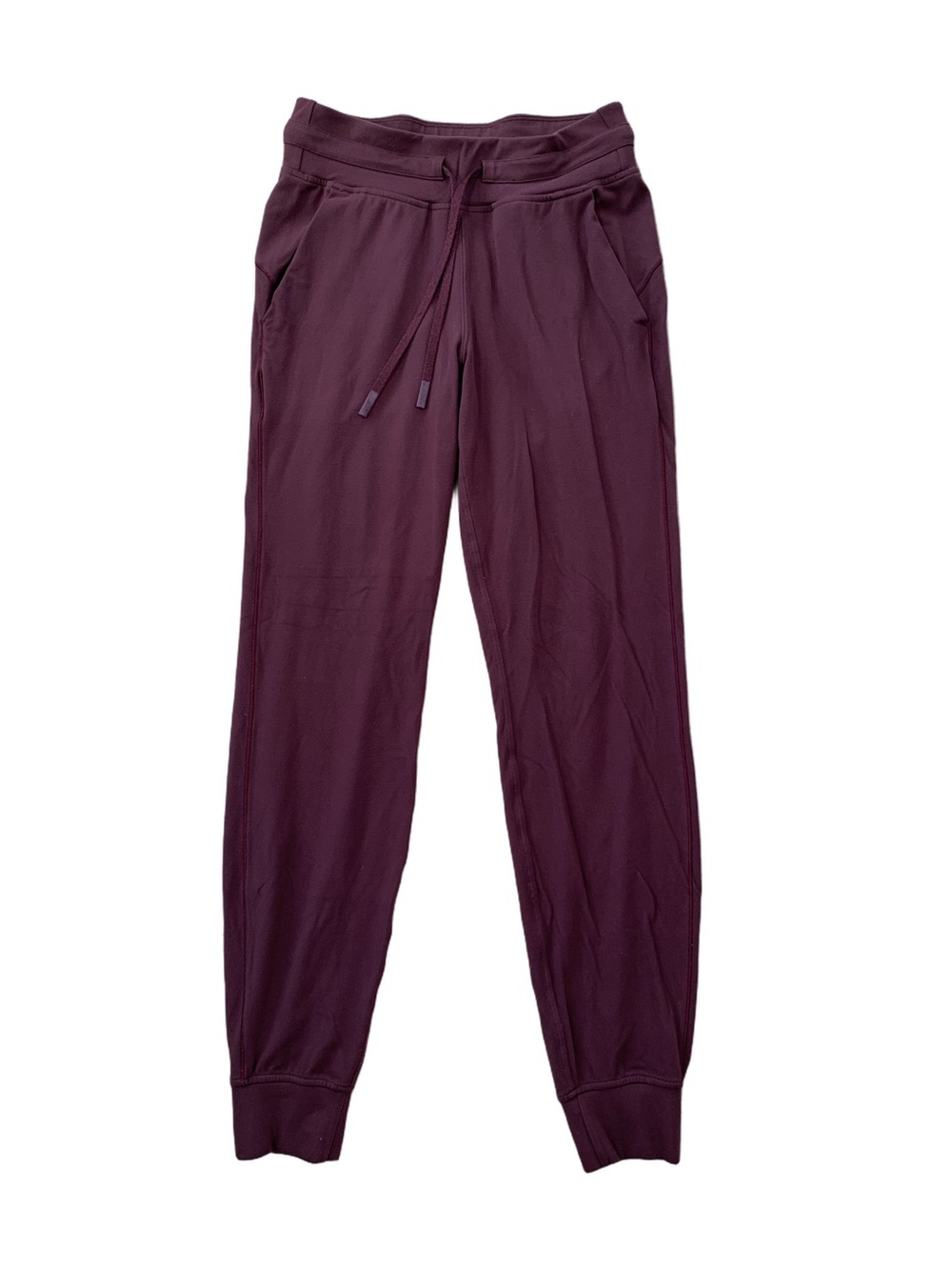 Lululemon Women’s Size 4 Ready To Rulu Jogger Pant in Maroon Burgundy Garnet